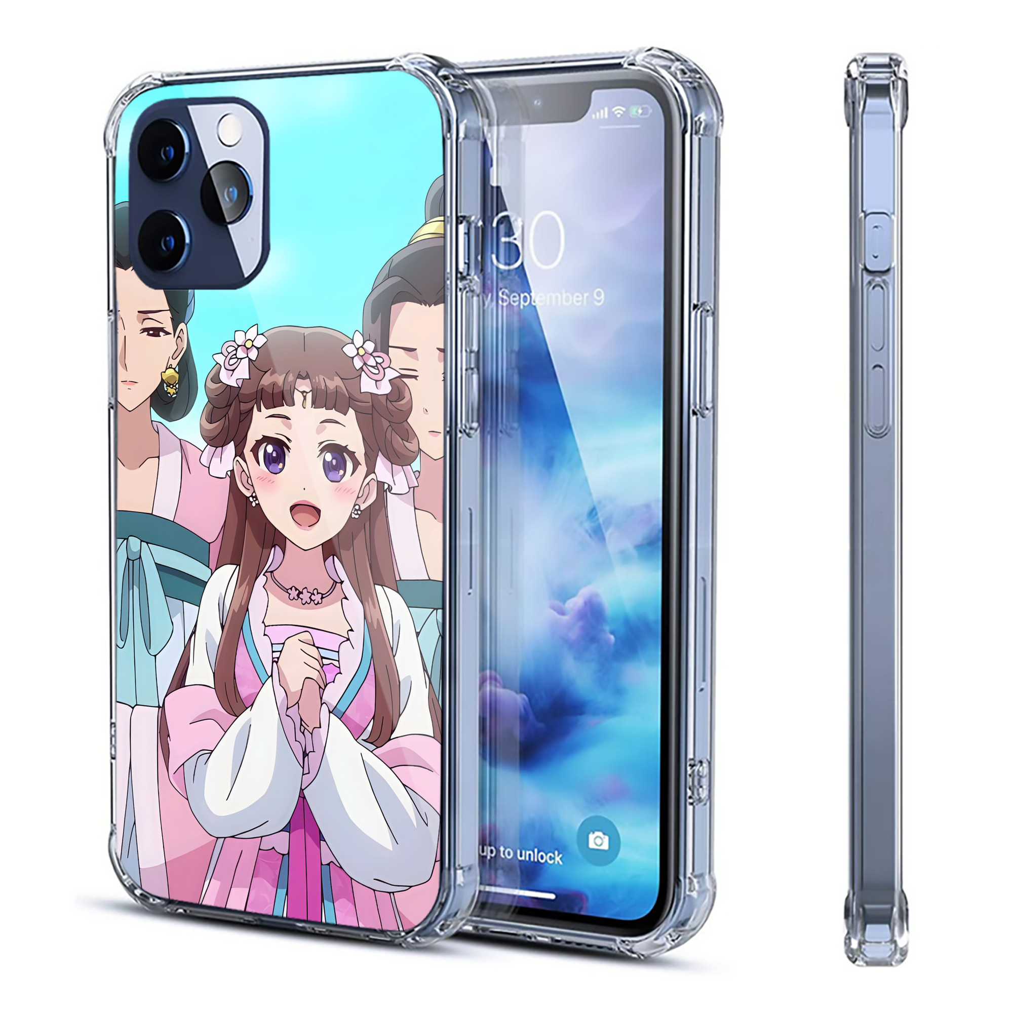 （画像用） 薬屋のひとりごと The Apothecary Diaries 【iPhone 12シリーズ対応】透明スマホケース（クリアソフトケース）